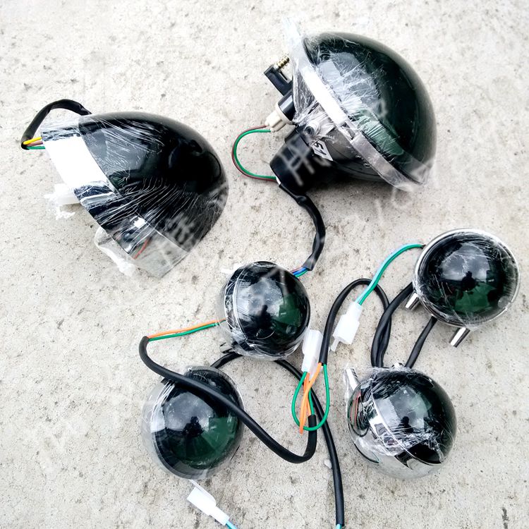 The European version TZCK small turtle king smoked black lamps living room light directional light tail lights Yidi Aima electric car accessories