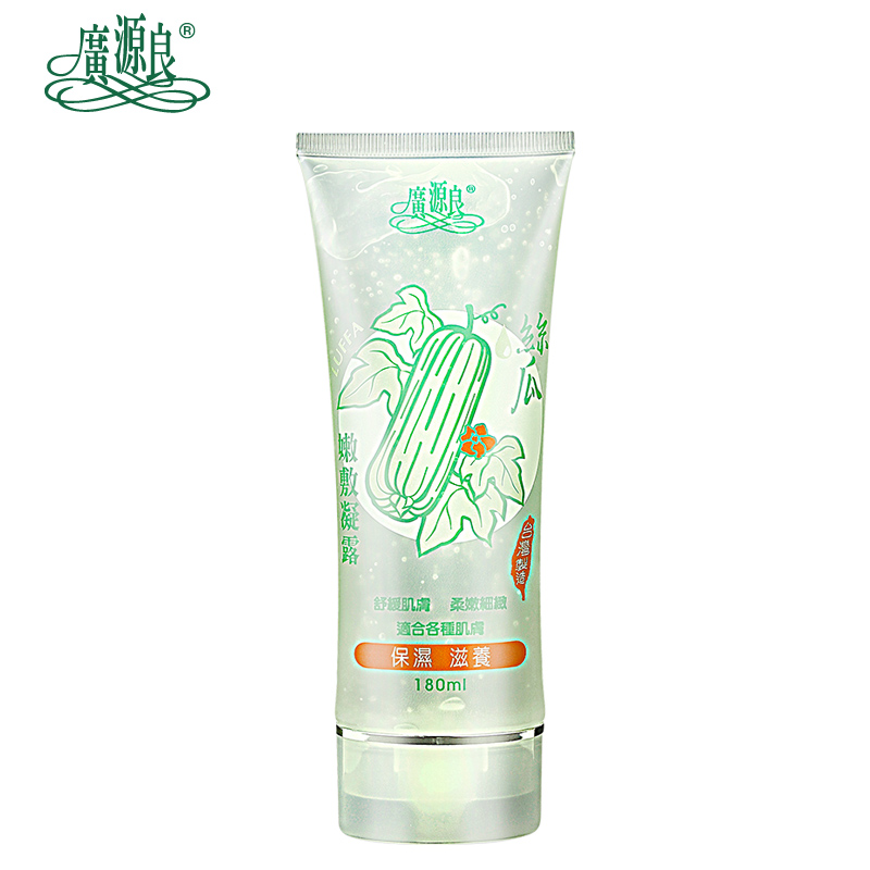 进口 台湾广源良丝瓜嫰敷凝露180ml 补水面膜舒缓保湿控油 包邮