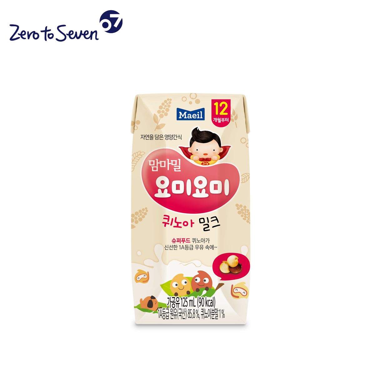 maeil/每日乳业韩国直邮妈咪味吖咪吖咪 藜麦牛奶125ml