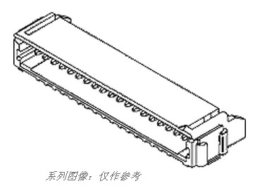 55456-1069 554561069 原装连接器 1.25mm间距 10pin 卧式