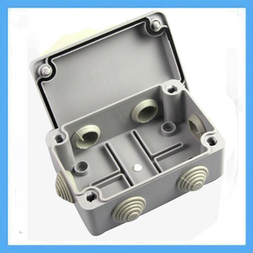 120 120 * 80 * 50mm with rubber plug waterproof junction box with hole electrical sealing case IP56 plastic housing