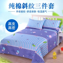 Cotton sheets pillowcases Cotton single double quilt single pillow skin clearance tatami large Kang single three-piece set