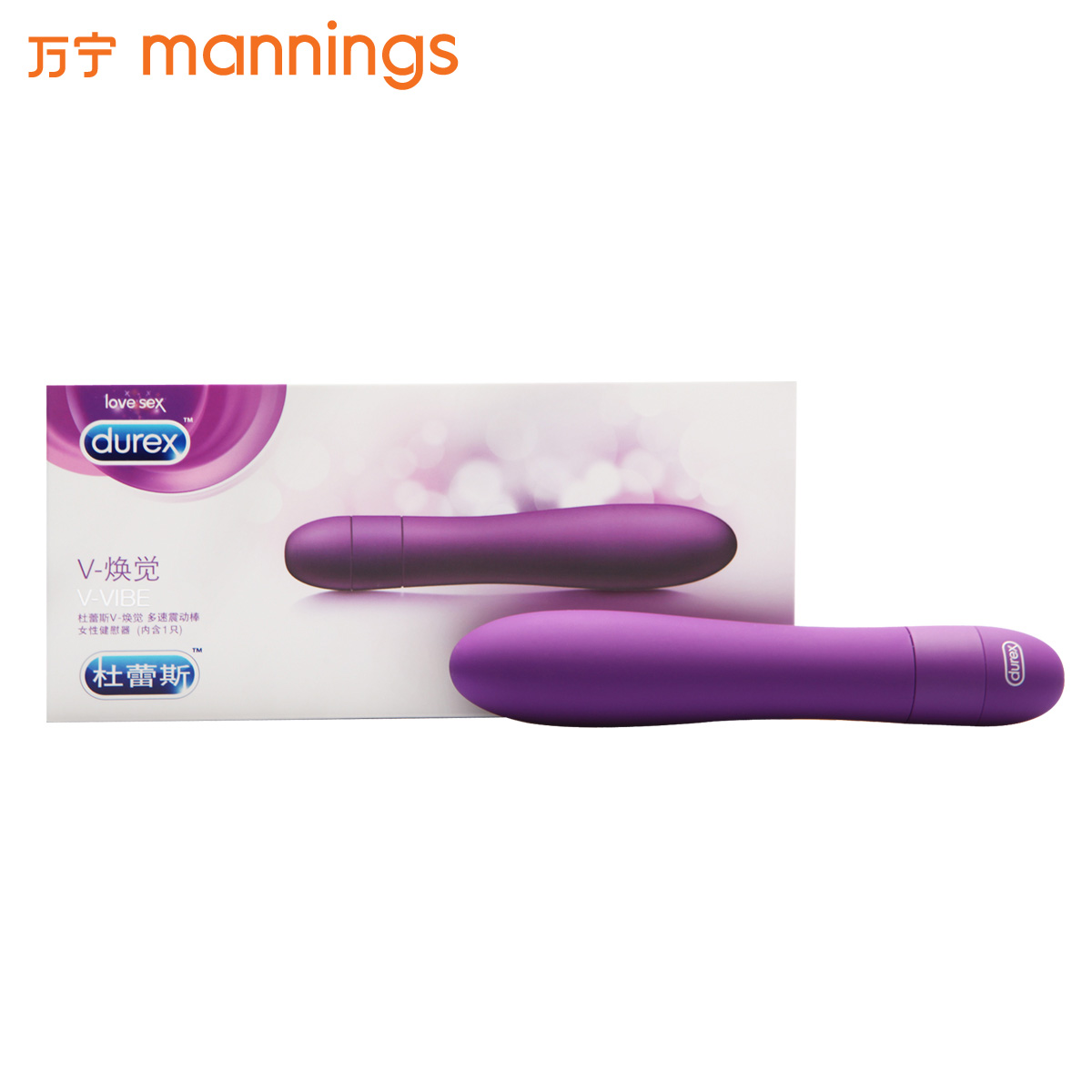 【万宁正品】万宁正品 情趣用品■杜蕾斯V-焕觉多速震动棒1只