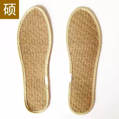 Jinshuo linen sports insole sweat-absorbing breathable deodorant and environmentally friendly handmade insoles pure hand finished men's and women's models