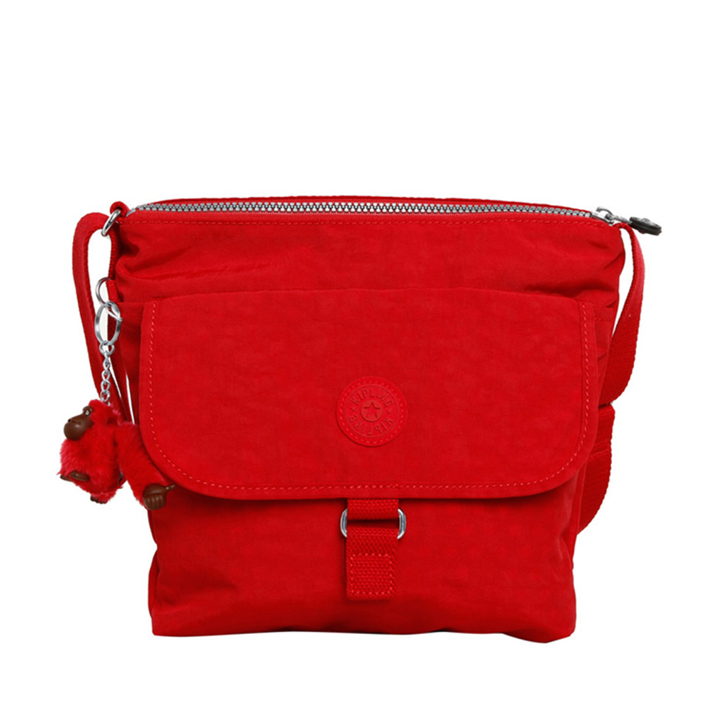 Kipling 夏款新品户外休闲单肩包 探戈红 王府井百货