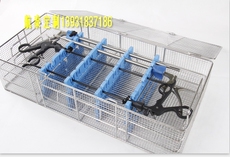 Инструмент кабинет 医用腹腔镜器械消毒盒电切镜宫腔镜头低温等离子灭菌不锈钢器械盒