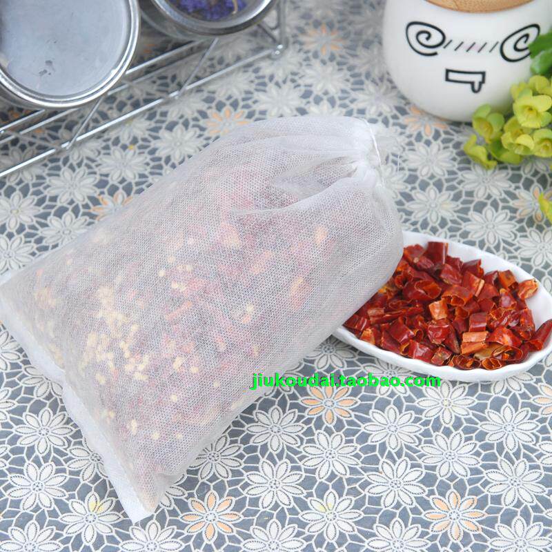 Large 20*30cm non-woven pumping decoction bag Chinese medicine bag filter bag Carbon bag boiling medicine bag Slag bag