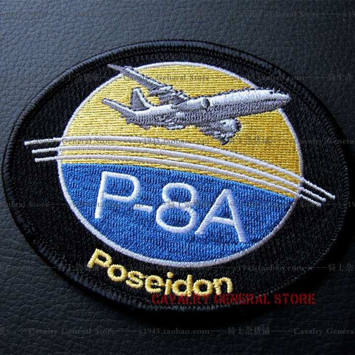 P-8A Poseidon U.S. Haijun Haijun Divine Multitasking Maritime Patrol Machine Chest Chapter Arm Zhang Flight Coat Accessories
