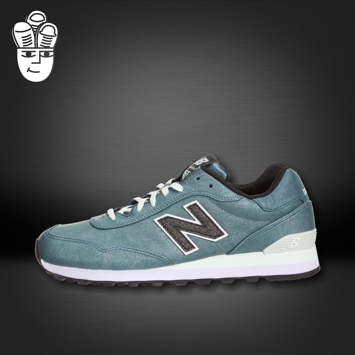 New Balance 515 NB女子复古跑鞋 运动休闲鞋 仿金属鞋面
