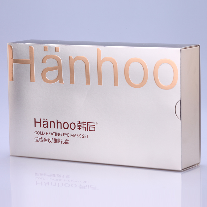 hanhoo韩后温感金致眼膜2支/18g礼盒装水润娇嫩提拉紧致舒缓眼肌