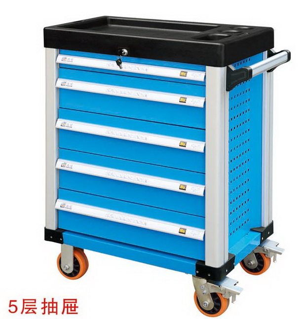 New mobile multifunction five-67-floor drawer-style tool car steam-protection tool cabinet trolley