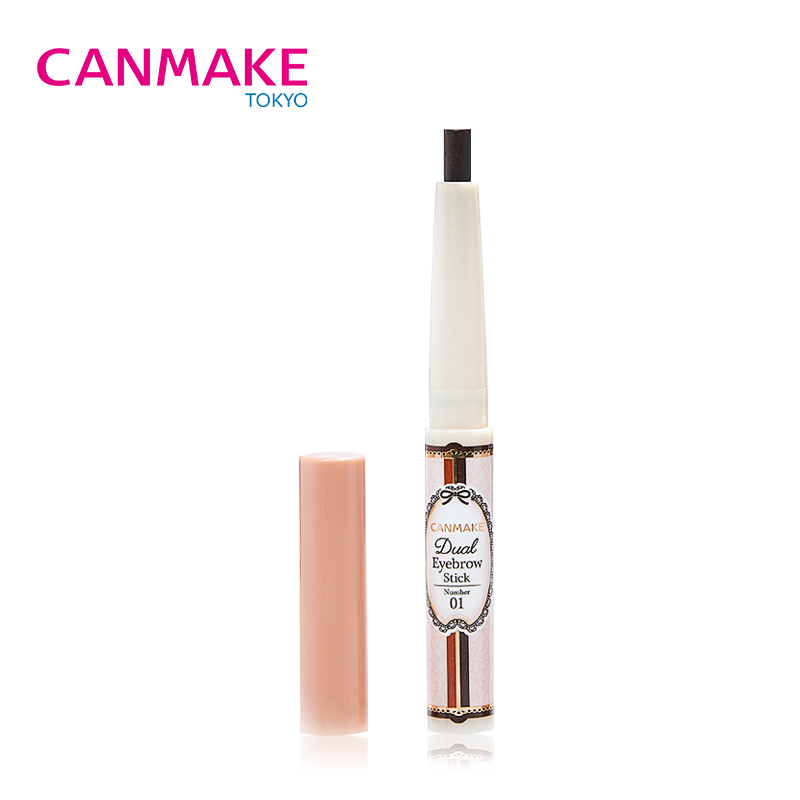 canmake/井田自然粗眉笔雙色眉彩粗筆