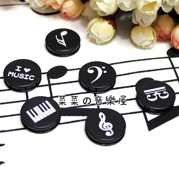 Taiwan music stationery high - music spectrum Key 16 - notation magnetic paste cognitive tutorial can absorb magnetic button