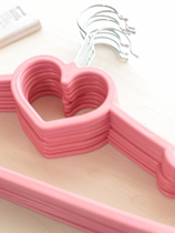 58) Girl Department Store Girl Heart Bow Pink Hanger Plastic Shine Butterfly Hanger has toughness