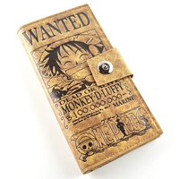 One Piece Long Wallet Luffy Passing Order Đăng ký Anime Anime Ví ngoại vi Ví sinh viên nam nữ sticker cute đồ ăn