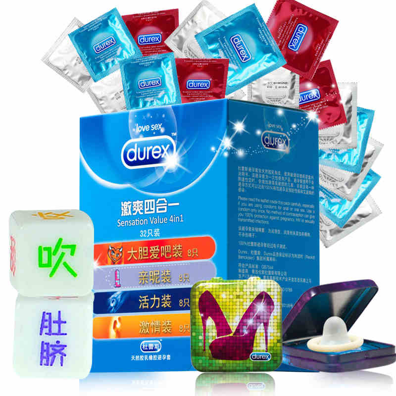 杜蕾斯避孕套4合一33只超薄润滑安全套成人用品LP