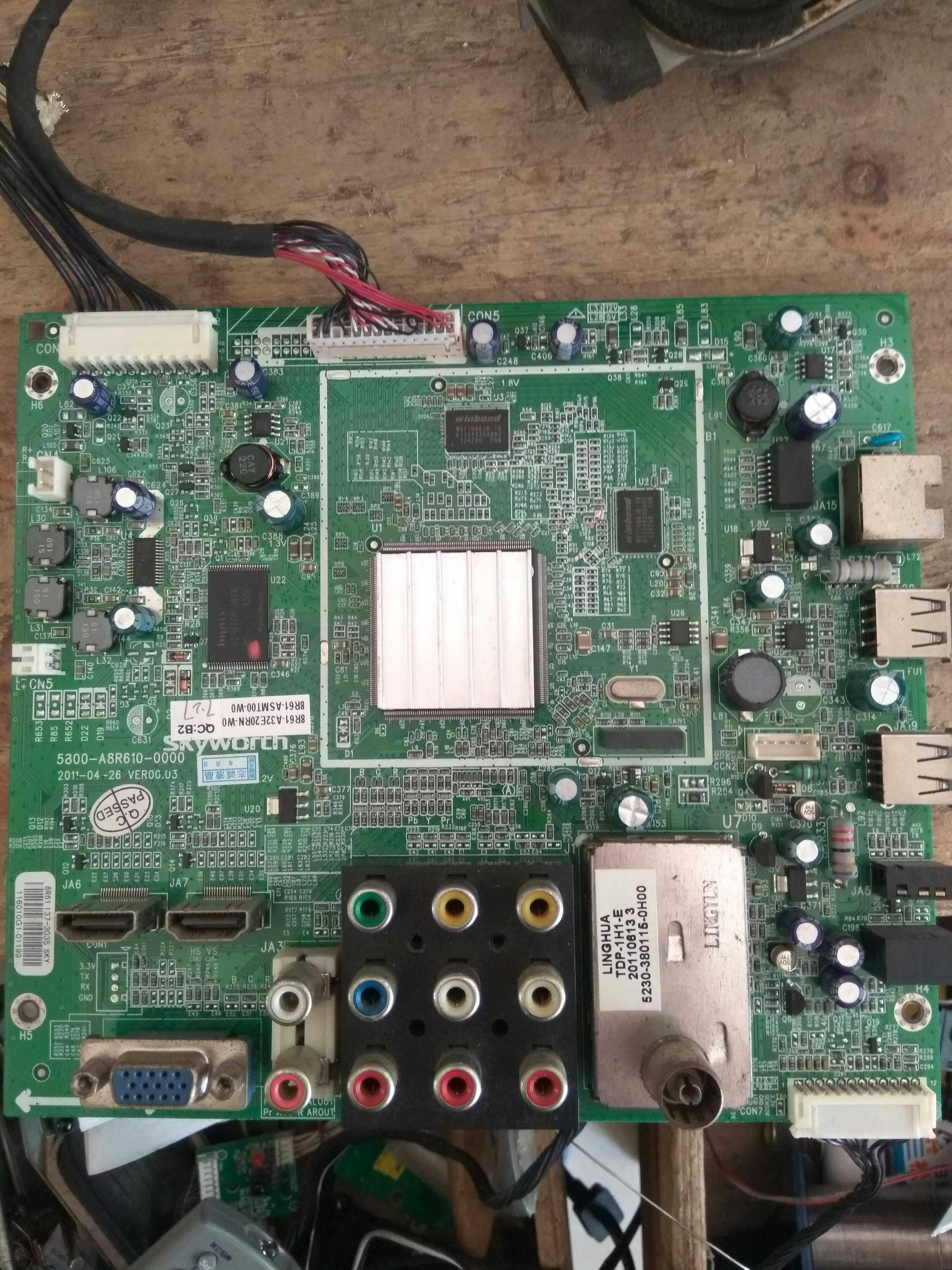 Original Skyworth 32E20RN motherboard 32E20RE 5800-a8r610-0000 various screens