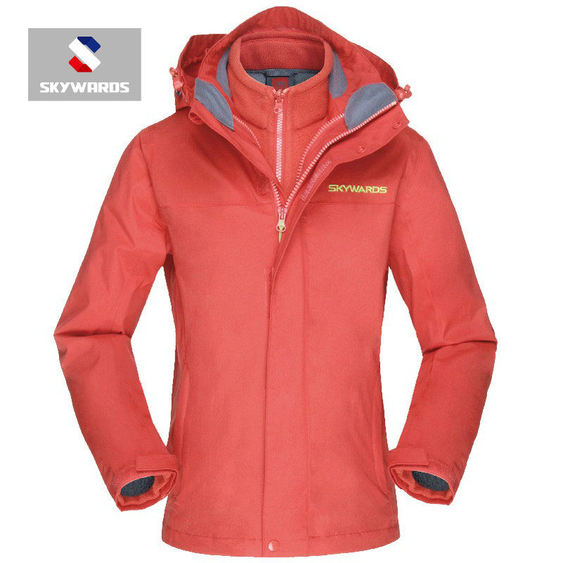 SKYWARDS/塞沃斯 儿童款女款三合一冲锋衣 CWA402