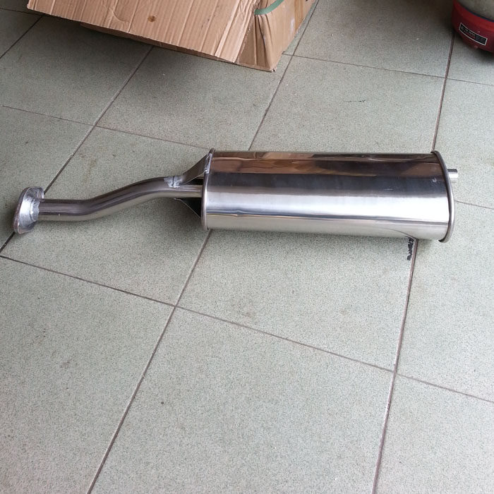 Zongshen tricycle exhaust pipe tricycle stainless steel original thickened straight exhaust pipe muffler