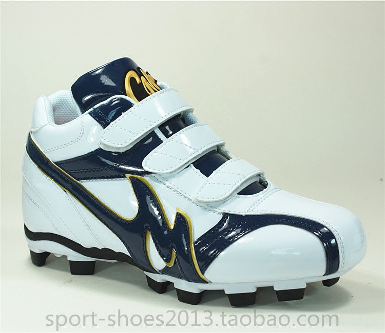 Baseball Shoes Glue Nail Professional Baseball Softball Competition With Shoe Factory Custom Direct Selling Deep Blue White Devil Felt