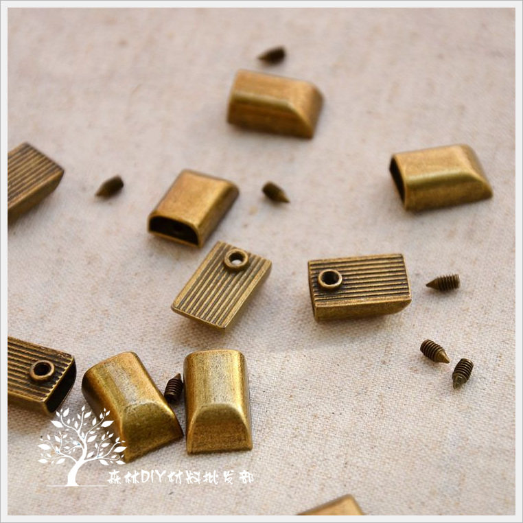 (Forest) No. 3 No. 5 Coded Zipper Accessories Bronze Zipper Tail Clip 5.5 Yuan 10 Sets