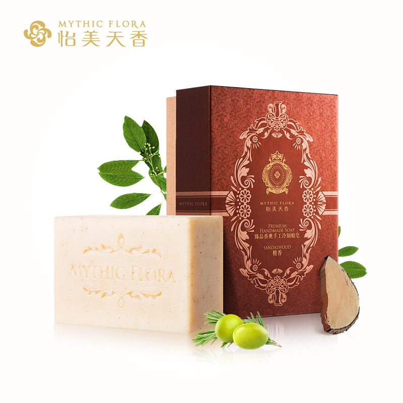 怡美天香檀香臻品香薰手工冷制酿皂110g 控油保湿补水手工皂 香皂