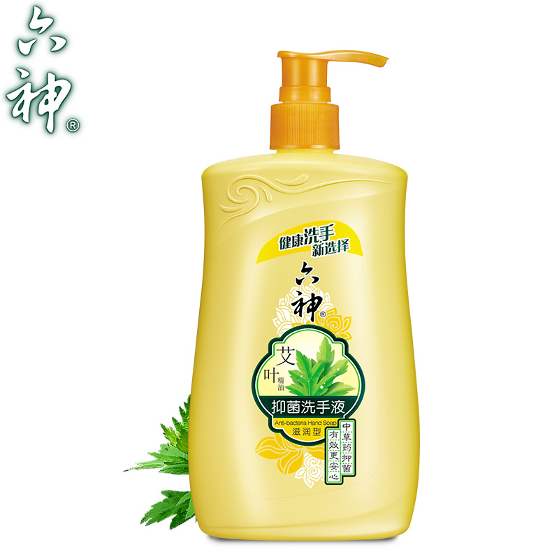 【正品保证】六神艾叶抑菌洗手液（滋润型）500ml滋润不干燥护手