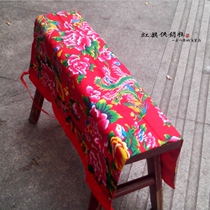 (Slow time) inexplicable old print dyed peony Phoenix bag cotton nostalgic collection