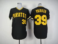 MLB Bóng chày Jersey Pittsburgh Cướp biển Cướp biển39 # PARKER Jersey Áo ngắn tay nam Thể thao Áo bóng chày bộ thể thao adidas nam chính hãng