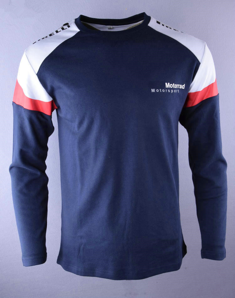 New Man Island Tt Motorcycle Long Sleeve T Shirt Cover - Martin's same cycling suit is pure cotton collar