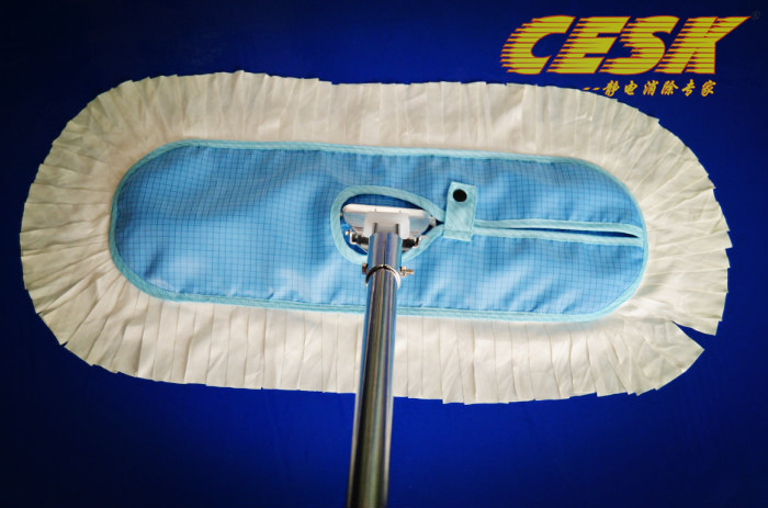 Antistatic clean mop dust removal mop dust-free mop ultra-fine fibre cloth mop head no dust room clean