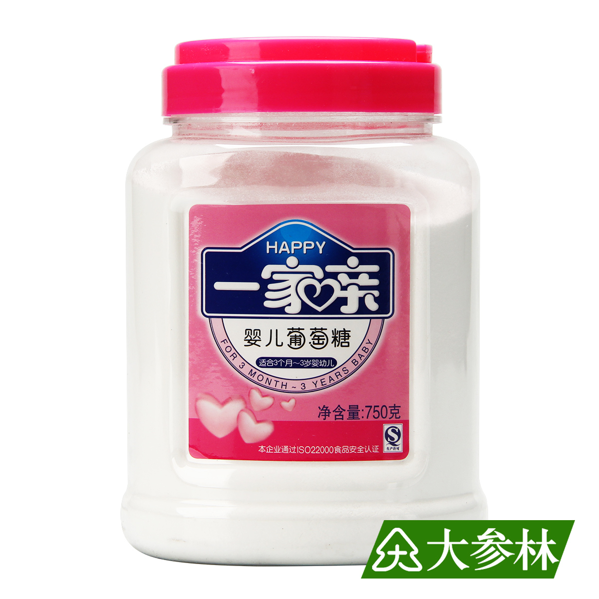 一家亲 婴儿葡萄糖750g 适合3个月-3岁的婴幼儿