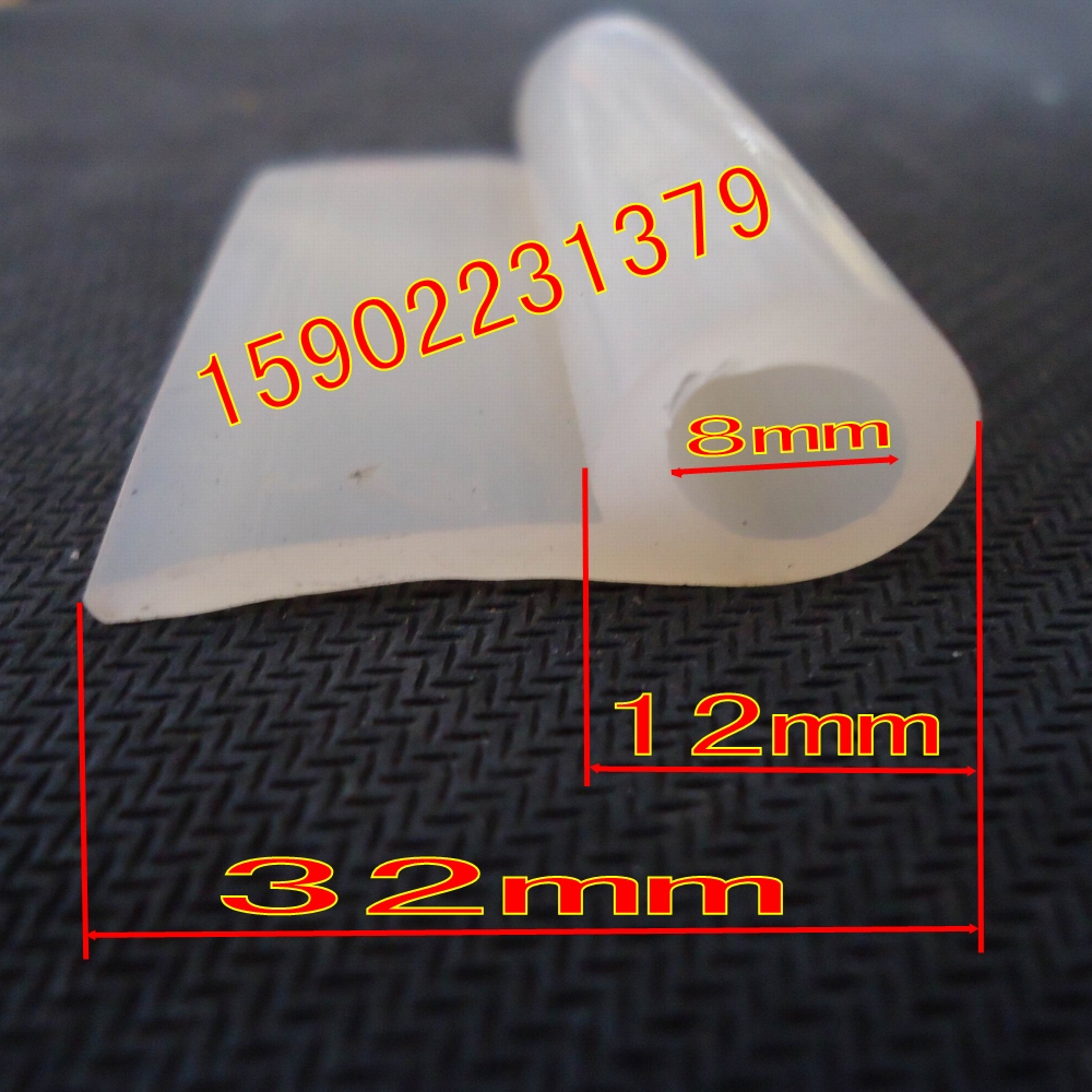 Pword 9 type high temperature silicone oven oven steam box steam car seal high quality silicone strip 8*12*32mm