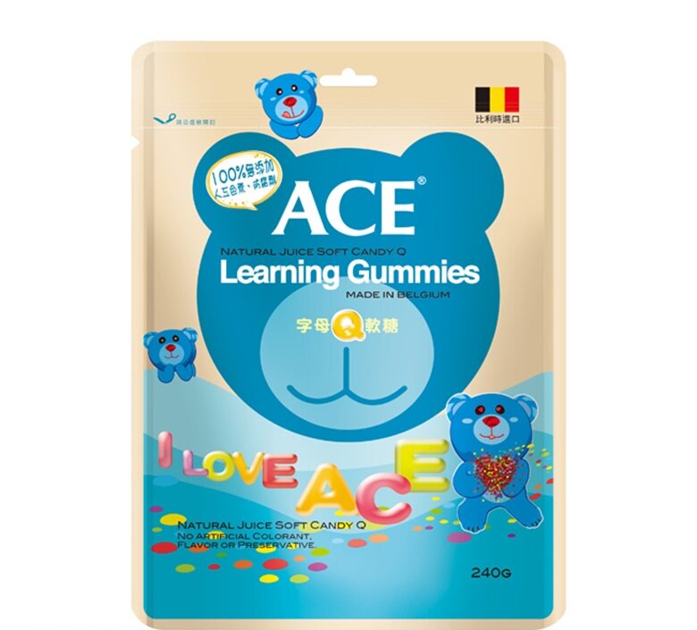 Taiwan's hot-selling Belgian imported children's fondant ACE letter Q fondant mass sales package 240g two pieces]