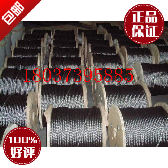 Lifting wire rope electric crane steel wire rope stainless steel wire rope hanging wire rope with spot