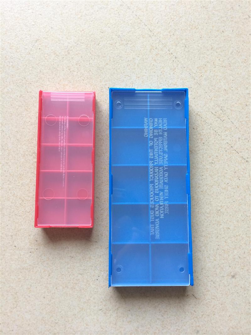 Single side push CNC blade packaging box Carbide blade box PP material red, blue, white and black optional