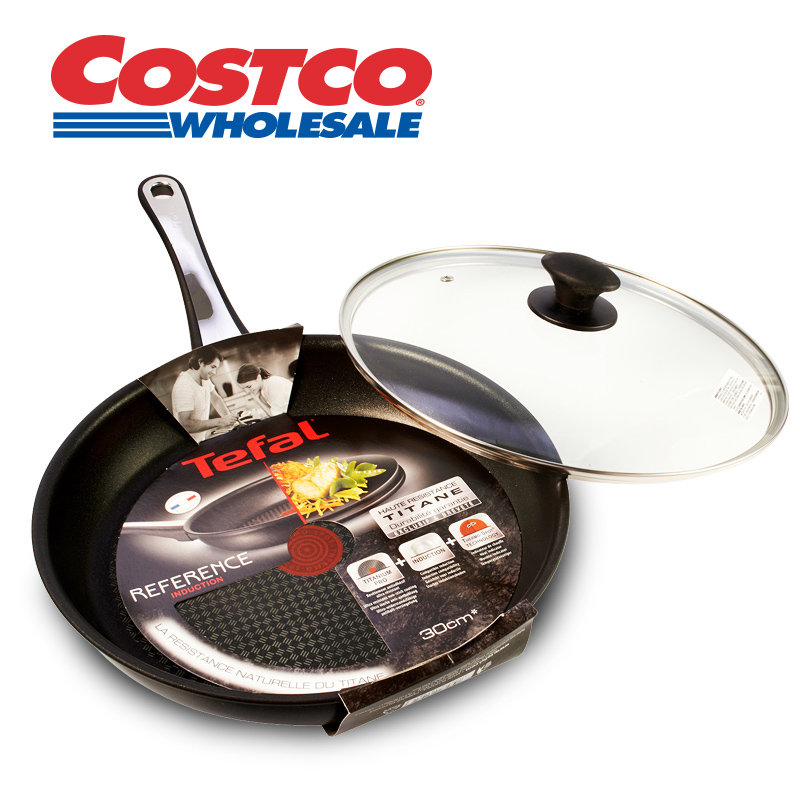 Tefal 法国特福钛厨系列 30cm 含盖不沾平底锅 Costco直营