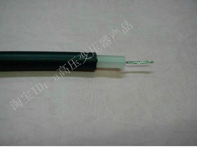 External diameter 10mm 150KV high voltage wire electrostatic flocking machine spray external type electrostatic spray gun high voltage wire