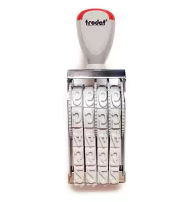 TRODAT 15154 PURE DIGITAL LARGE LUGGAGE date CODING MACHINE 4-DIGIT YEARS chapter WORD HEIGHT 15MM ADJUSTABLE chapter