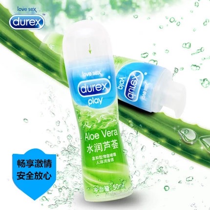 杜蕾斯Durex水润芦荟人体润滑剂 男女房事润滑油情趣水溶性润滑XM