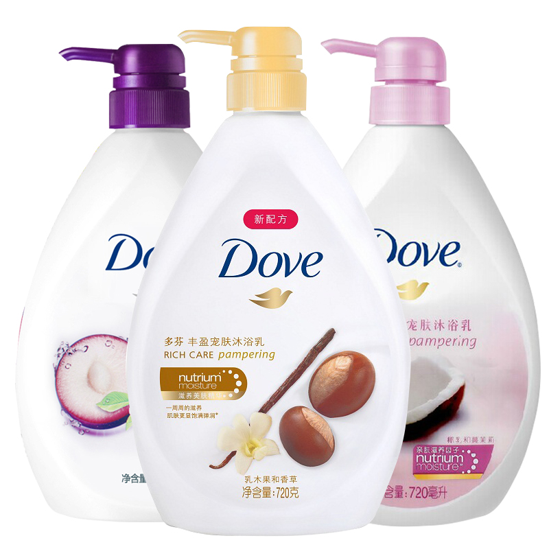 Dove/多芬沐浴露丰盈宠肤沐浴乳乳木果和香草720ml