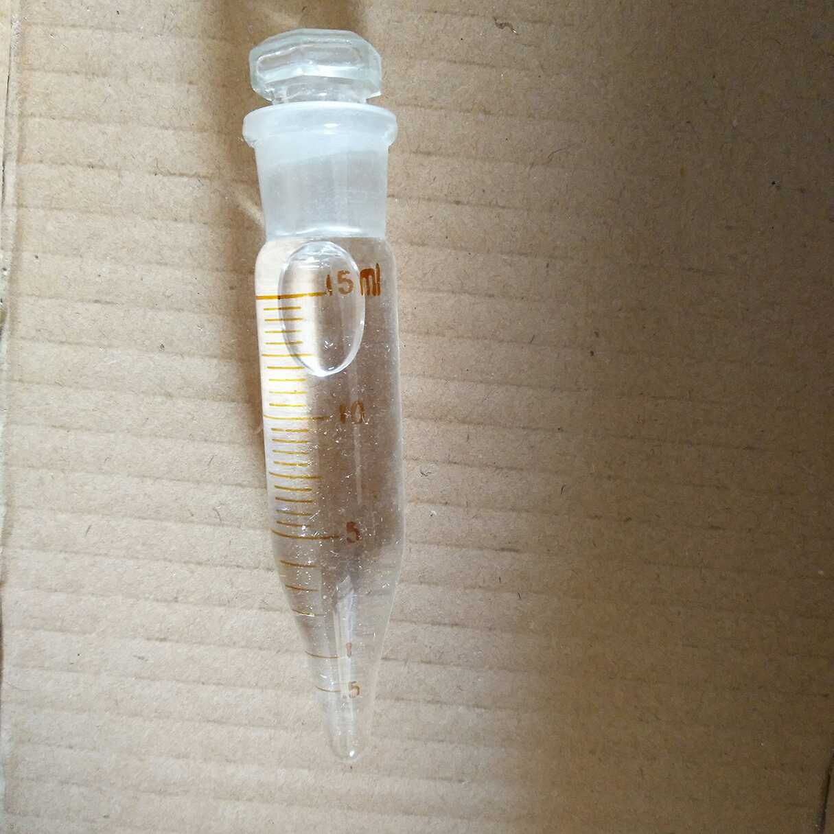 精密玻璃具塞刻度离心管15ml 玻璃刻度离心管