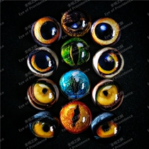 Glazed glass YieyEye false eye specimen cat lizard eye DIY wool felt eyes ring twisting dragon eye all eyes 9
