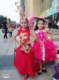 Cô gái phong cách Trung Quốc váy đỏ lớn cao cấp tùy chỉnh trẻ em đuôi cá mô hình cho thấy trang phục cho thuê bộ vest bé trai đi tiệc Váy trẻ em