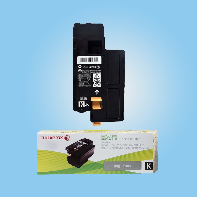 Original Fuji full recording powder box DocuPrint CM215b CM215f CM215f CT201595 ink cartridge black