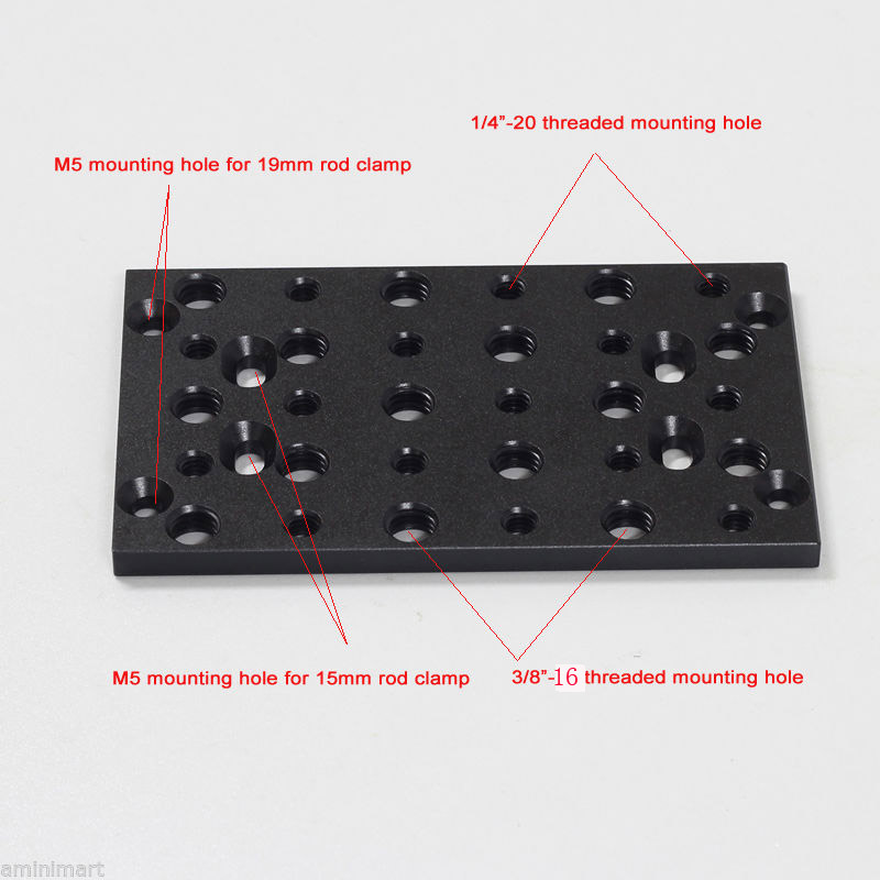 Perforated plate-5D2 monocular shooting kit Cheeseboard up plate 5d2 double anti-fitting