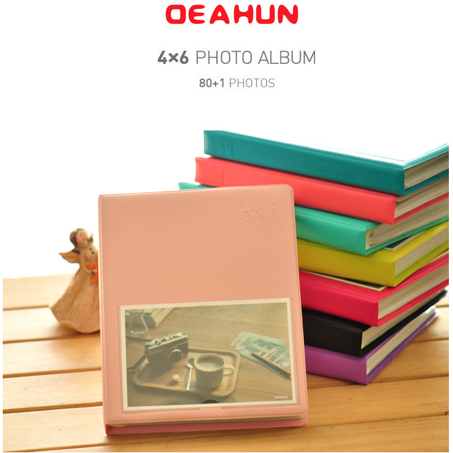 Candy-colored family children's photo album insert 4R6 inch 80 photo album commemorative photo album