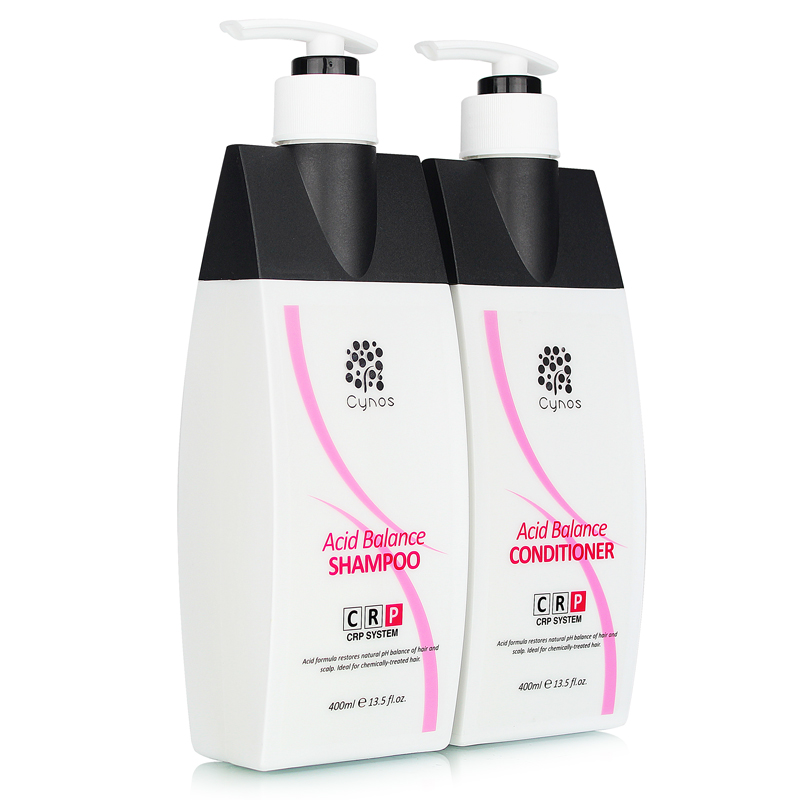 正品 CYNOS伊诺思酸性护发素400ml+酸性洗发水400ml套装 有防伪码