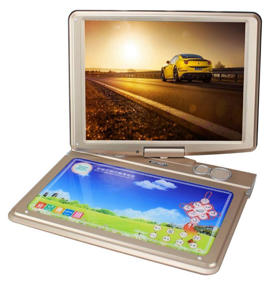 26 inch Xianke HD old man watching mobile DVD disc reader TV All clamshell folding 25EVD