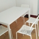Bảng IKEA Meto (125x75x74 trắng / giả đá cẩm thạch / tro giả) mua trong nước - Bàn bàn học sinh thông minh Bàn